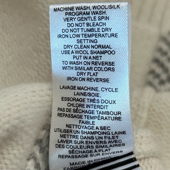 JOSEPH Turtleneck Merino Wool Cream Grey Warm Size M Excellent condition ￼￼￼ - Picture 10 of 11